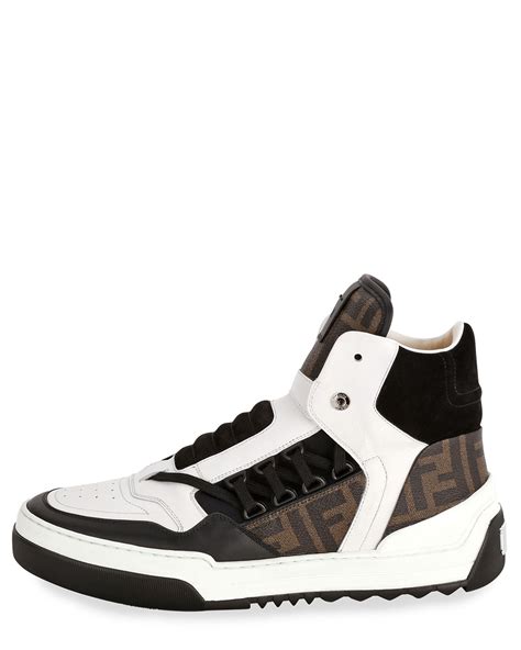 men fendi sneakers sale|saks fendi high top sneakers.